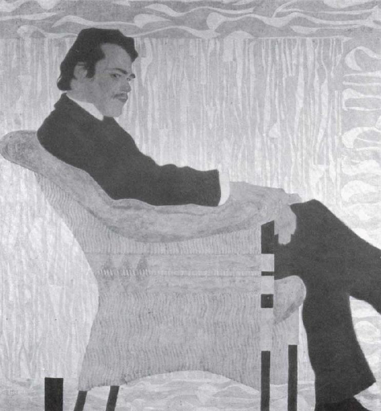 Egon Schiele Portrait of the painter hans massmann